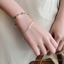 Shangjie OEM двойной французский винтажный браслет медный браслет женщин браслет для заживления кристаллов.